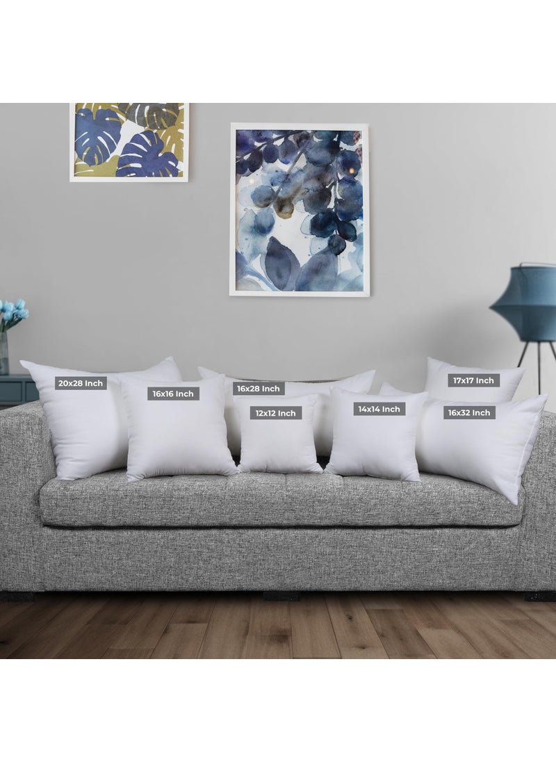 Utopia Bedding Utopia Bedding Throw Pillows Insert (Pack of 2  White) - 14 x 14 Inches Bed and Couch Pillows - Indoor Decorative Pillows  - Image 2