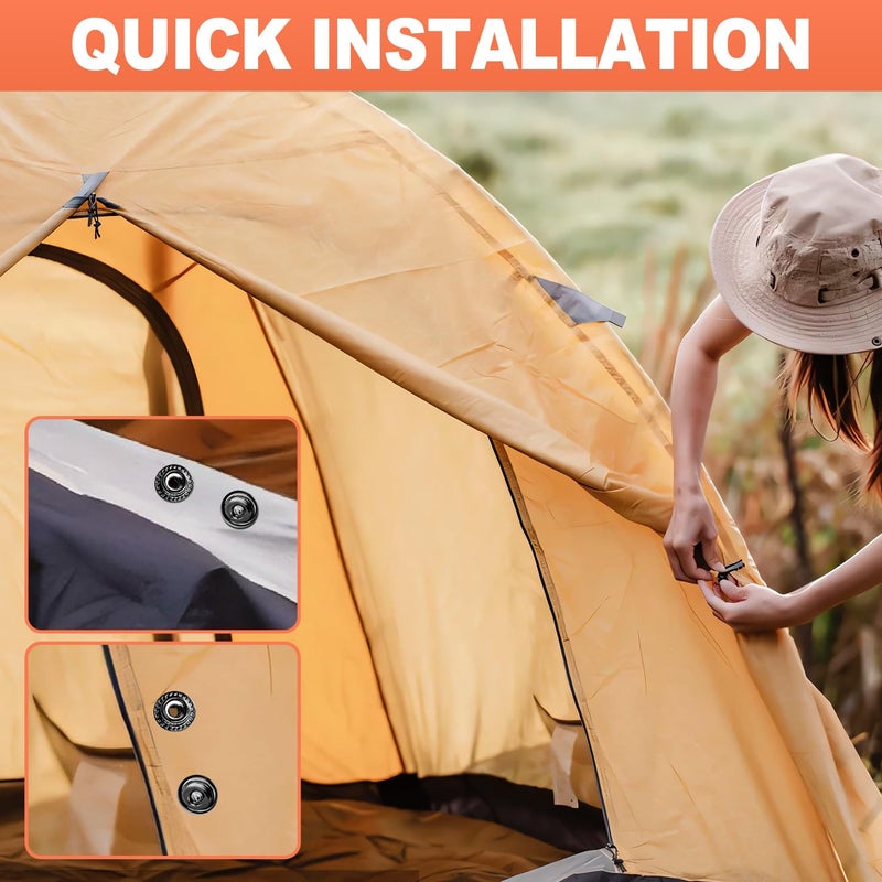 Titoe Heavy Duty Snap Fastener Tool Kit Canvas Snap Kit & Boat Covers â€“ One-Hand Press Snap Installation Pliers for RV, Camper, Awnings, Tarps & Heavy Fabric Repair - Image 2