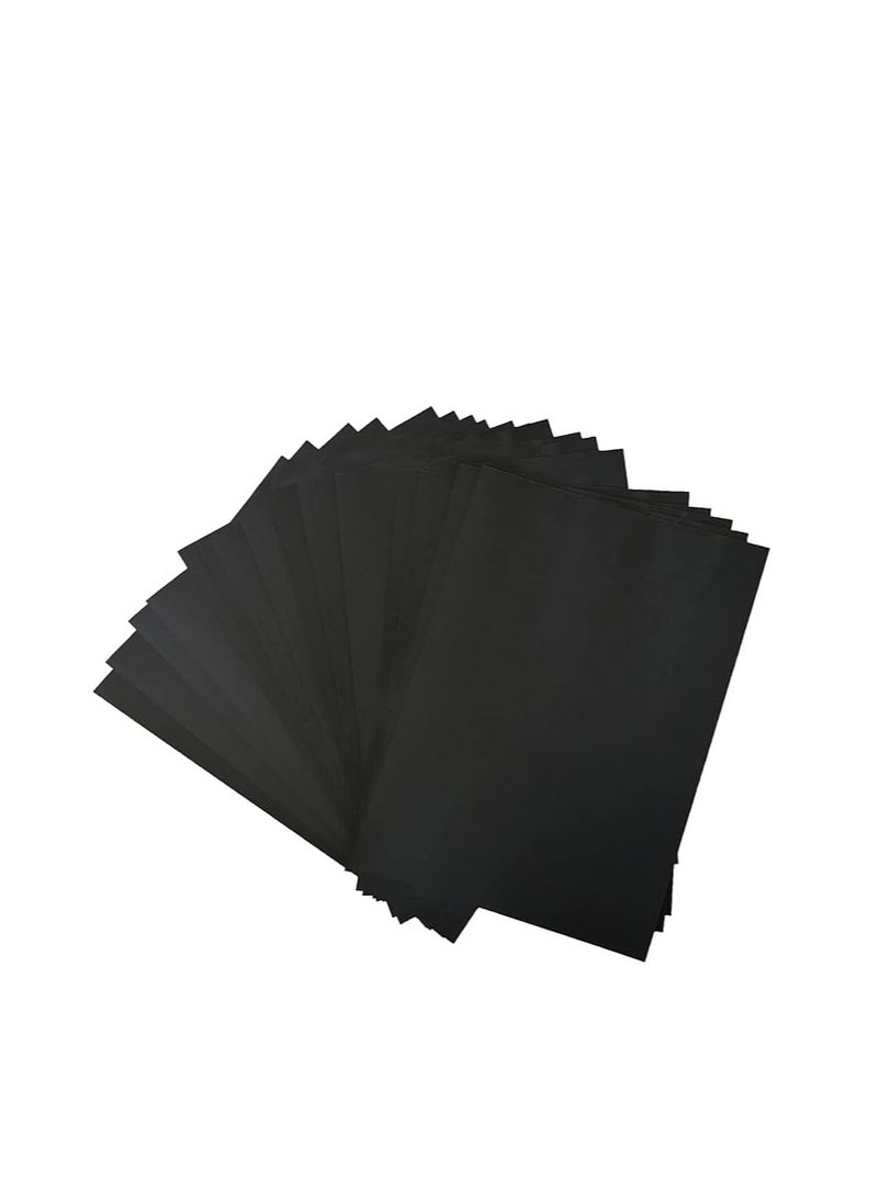 A4 Embossed Binding Sheet Set, Pack Of 100 Black