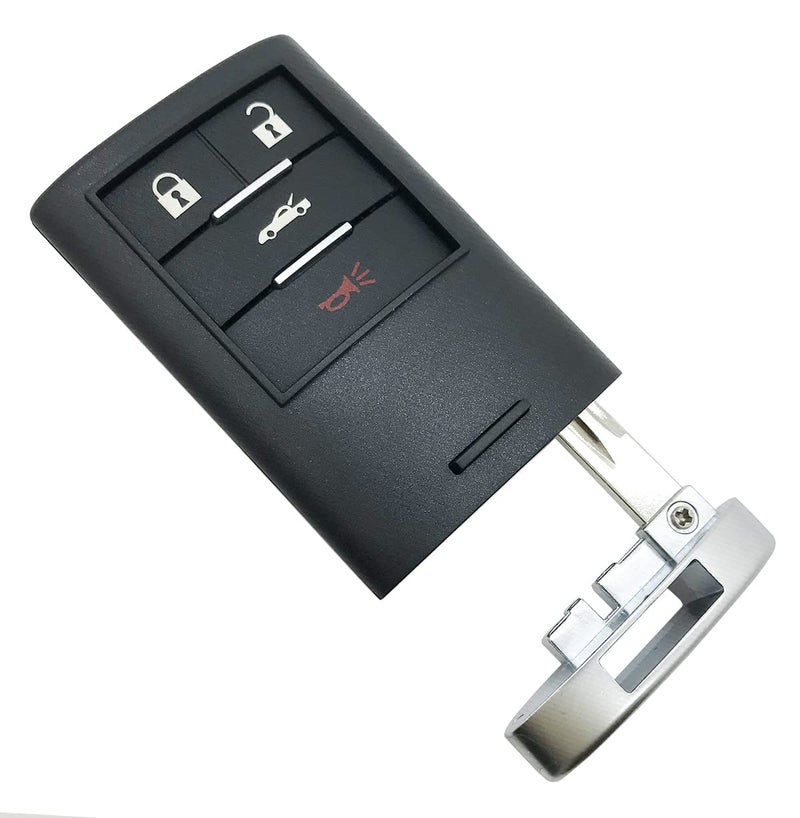 vurbemes غطاء مفتاح بديل يناسب كاديلاك XLR، لمفتاح دخول ذكي عن بُعد لسيارة شيفروليه كورفيت M3N5WY7777A (4 أزرار) - Image 4