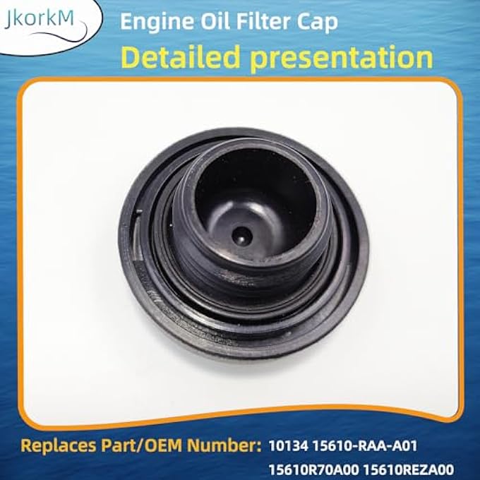 rayihni 80985 Fill Cap Fill Cap Compatible with Acura Honda  RSX MDX RLTL  More OEM 10134 15610RAAA01 15610R70A00 15610REZA00 - Image 4