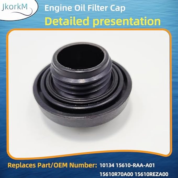 rayihni 80985 Fill Cap Fill Cap Compatible with Acura Honda  RSX MDX RLTL  More OEM 10134 15610RAAA01 15610R70A00 15610REZA00 - Image 3