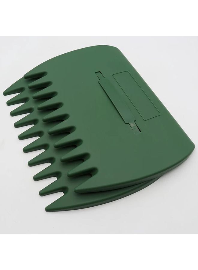 Yellow Garden Hand Tool Set Rake Shovel for Leaves Grass Debris Durable Plastic Grabber - Image 5