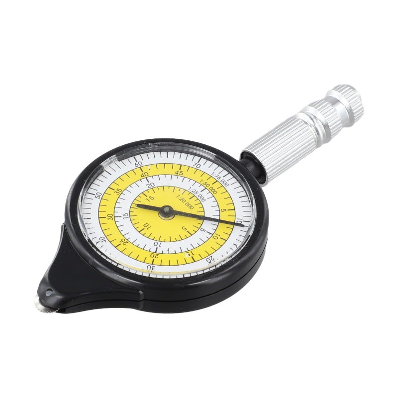 Curved Route Map Distance Meter Multifunctional Compass For Precise Mileage Measurement - Image 2