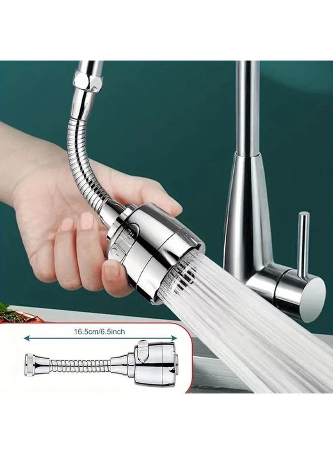 2pcs Kitchen Sink Faucet Sprayer Extension with Universal Adapter 360 Rotatable - Image 3