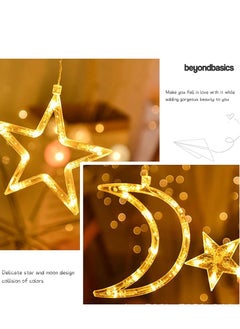 Beyond Basics Beyond Basics Ramadan Moon Star Decoration String Light 3.5m for Ramadan Home Decoration USB Powered With Remote Warm Light For Ramadan Decor.  - Image 5