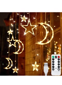 Beyond Basics Beyond Basics Ramadan Moon Star Decoration String Light 3.5m for Ramadan Home Decoration USB Powered With Remote Warm Light For Ramadan Decor.  - Image 1