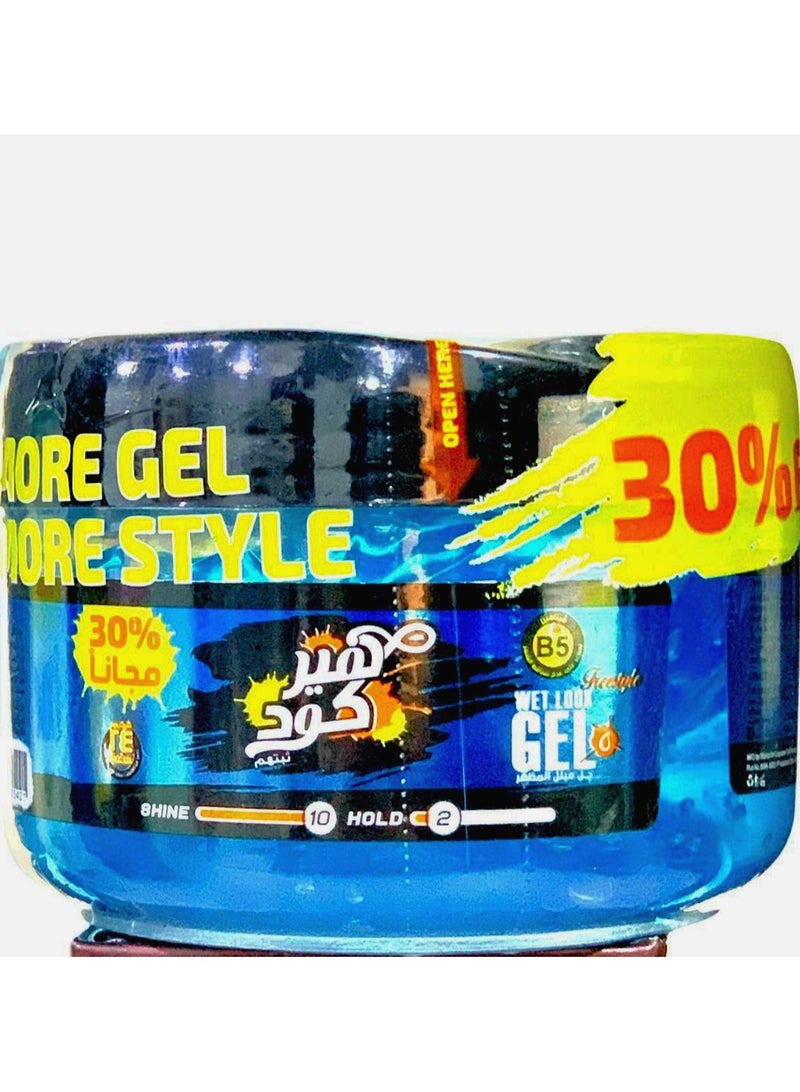 Hair Code freestyle Wet Look Gel- 208 Ml
