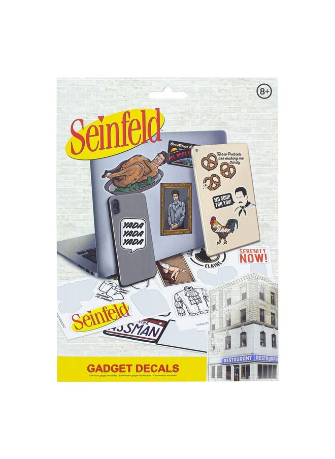 Paladone Seinfeld Tv Show Vinyl Decals For Laptops And Phone Cases 20 Reusable And Waterproof Stickers Officially Licensed Seinfeld Stickers Merchandise  - Image 1