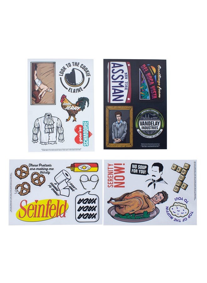 Paladone Seinfeld Tv Show Vinyl Decals For Laptops And Phone Cases 20 Reusable And Waterproof Stickers Officially Licensed Seinfeld Stickers Merchandise  - Image 2