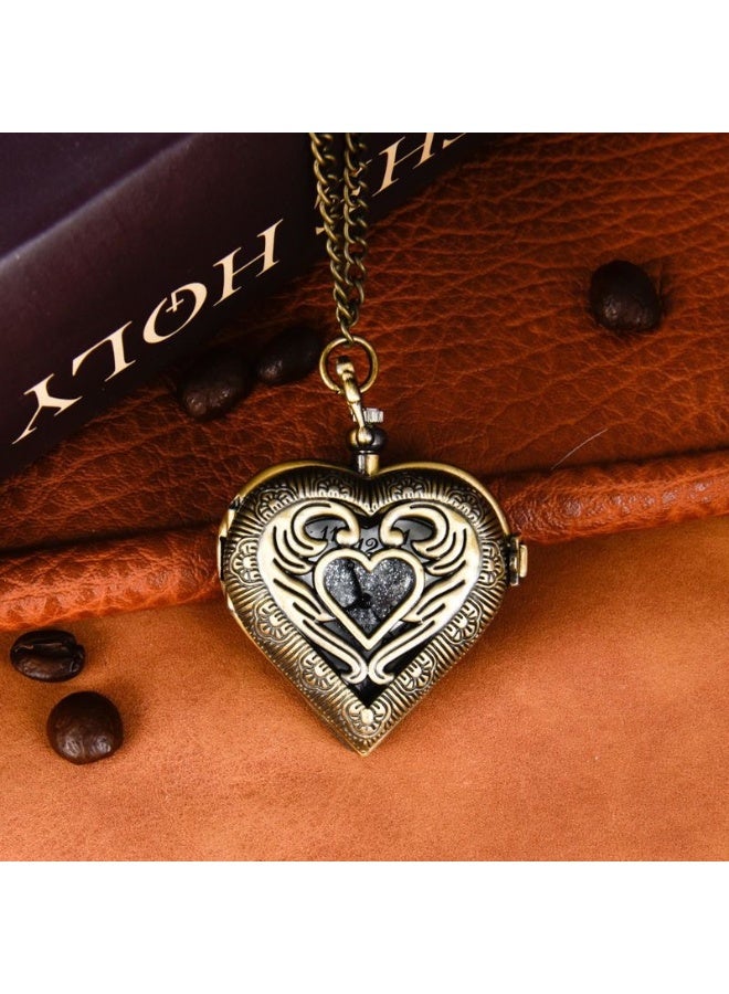 KUYING New Retro Flip Pendant Commemorative Watch 