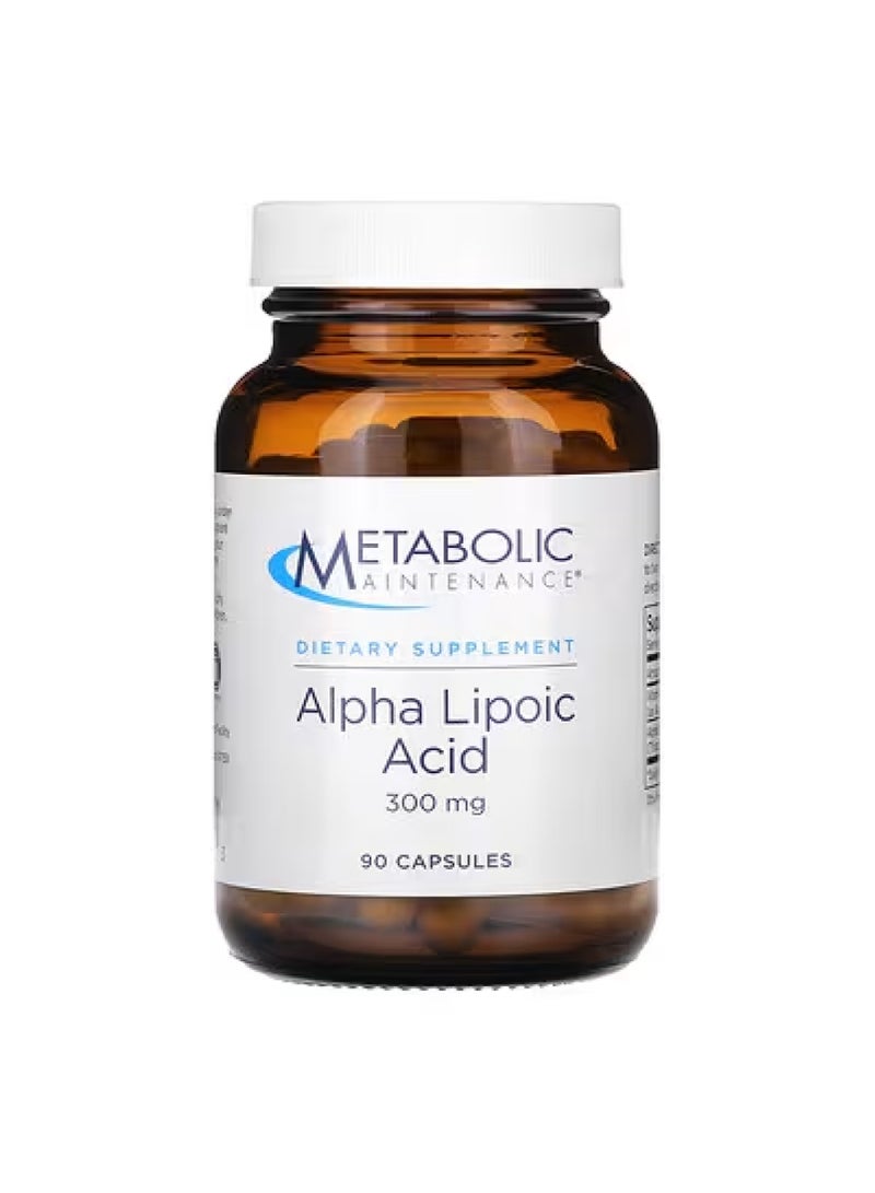 ميتابوليك مانتينانس حمض ألفا ليبويك، 300 ملغ، 90 كبسولة