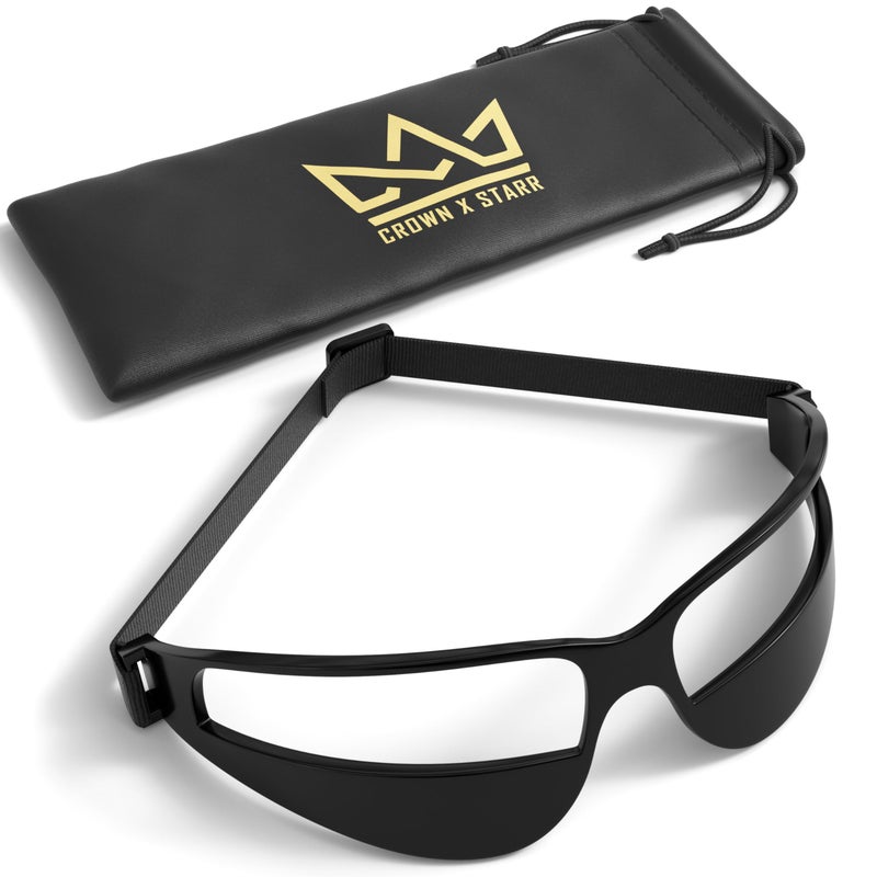 Crown x Starr Basketball Shooting Off Hand Trainer â€“ Basketball Training Equipment Shooting Aid â€“ Includes Dribbling Goggles & Bonus 5.3â€ Shooting Aid - Image 3