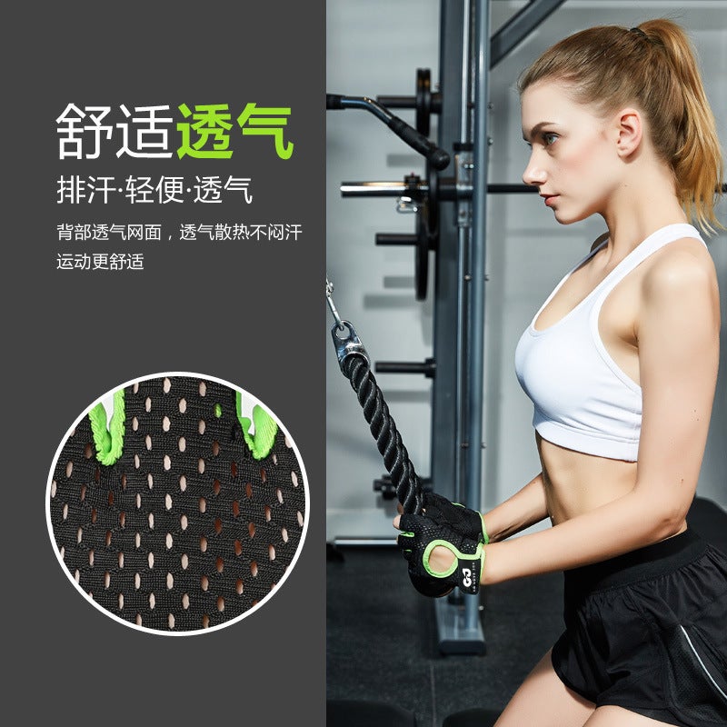 Ricky Outdoor Riding Fitness Half-Finger Gloves Men'S And Women'S Running Mountaineering Weightlifting Non-Slip Breathable Thin Gloves - Image 3