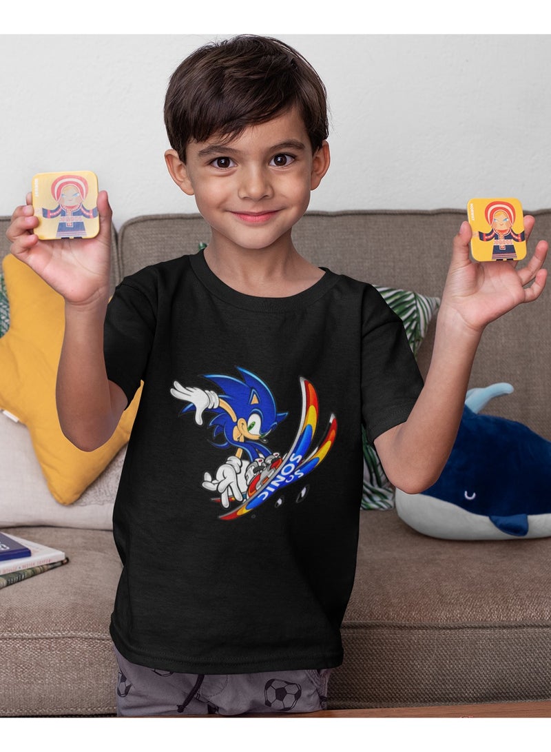 ZOOM Sonic New Graphic Design Kids T-Shirt Collection