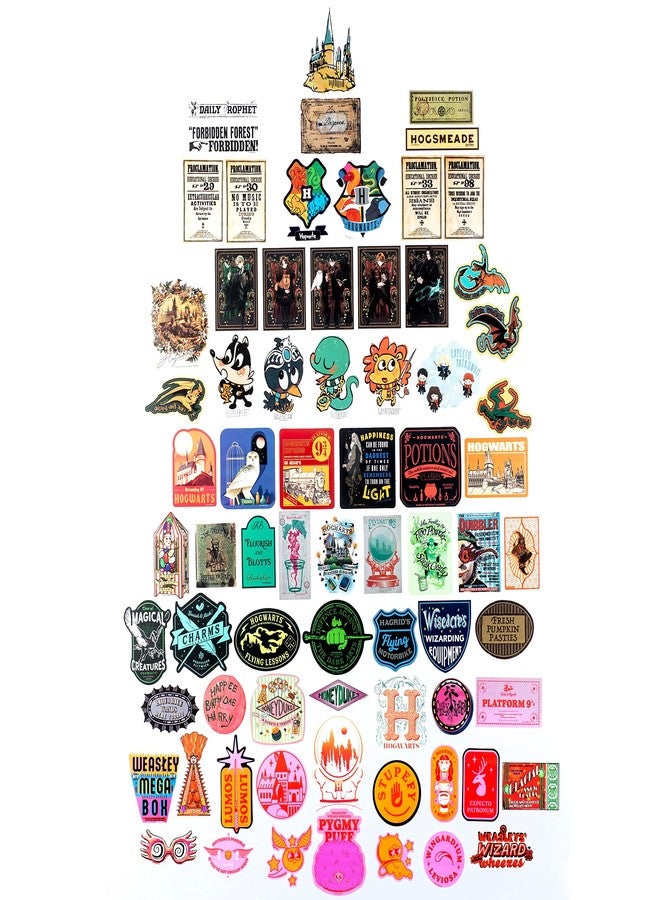 Conquest Journals Harry Potter Jumbo Variety Sticker Pack, 150 Unique Stickers Including 10 Hologram Stickers, Waterproof, UV and Scratch Resistant, Officially Licensed - Image 3
