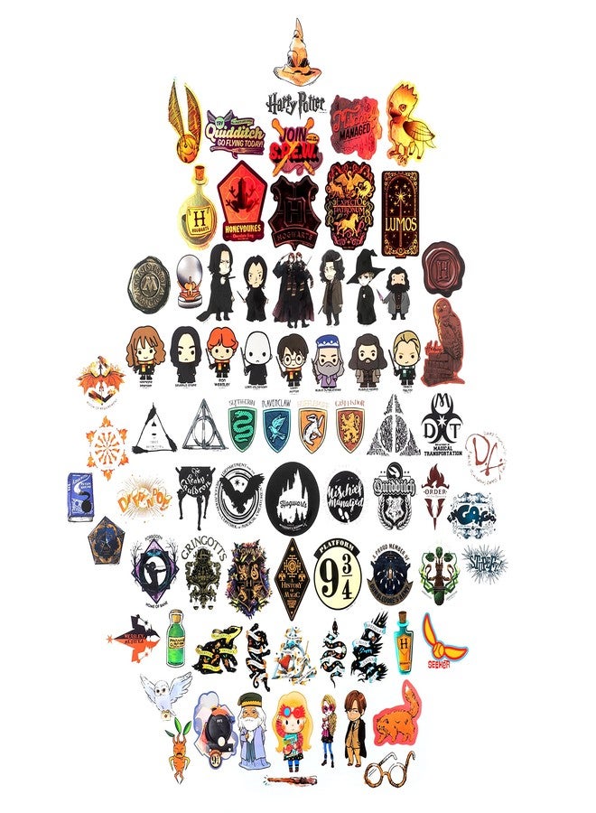 Conquest Journals Harry Potter Jumbo Variety Sticker Pack, 150 Unique Stickers Including 10 Hologram Stickers, Waterproof, UV and Scratch Resistant, Officially Licensed - Image 2
