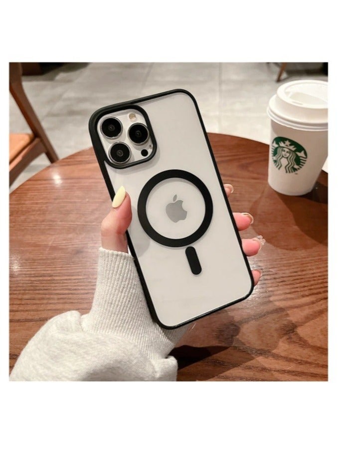 ELTRAZONE Silicone TPU Shockproof Ring Holder Kickstand Slim Plated Phone Case Cover designed for iPhone 13 Pro Max - Image 1