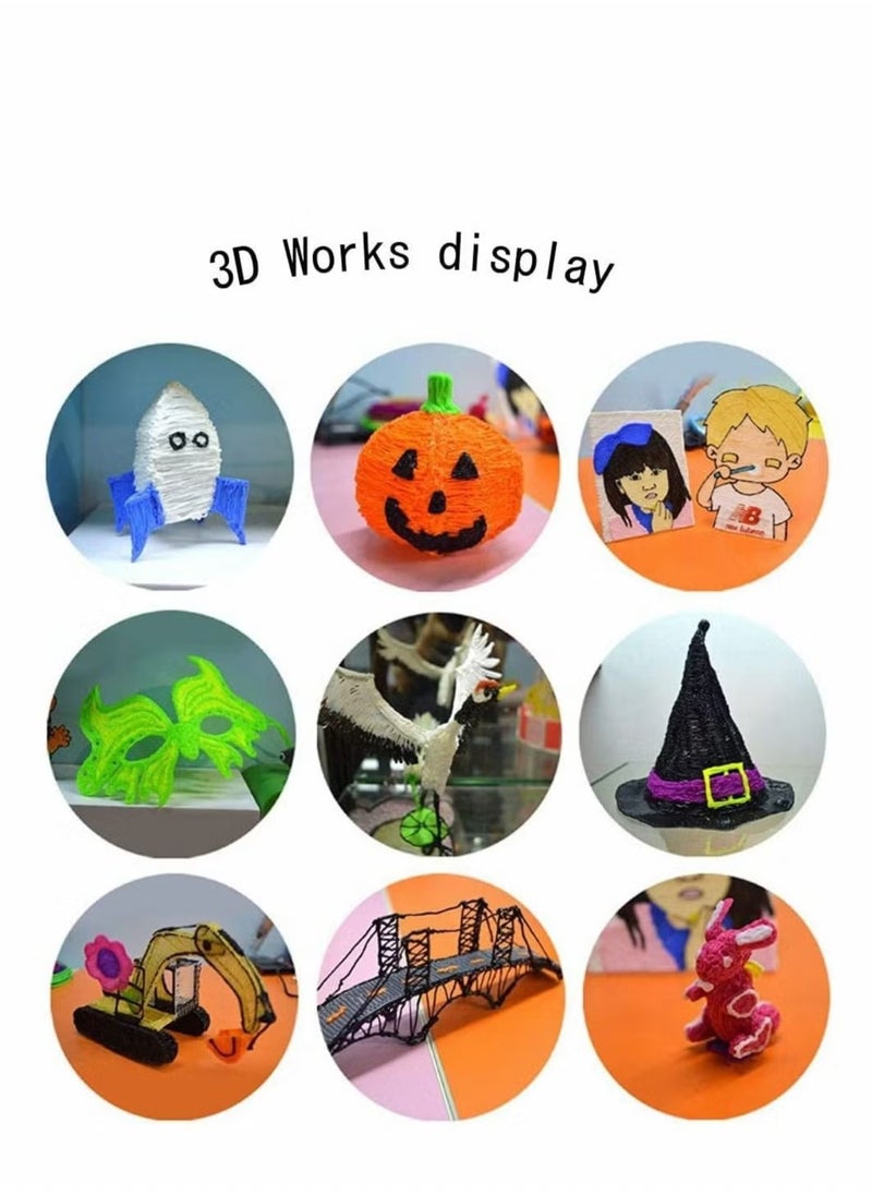 ELTRAZONE - Premium 3D Pen Filament Refills, 20 Unique PLA Colors (Metallic, Fluorescent, Solid) - 1.75mm, 5M Each, Eco-Friendly, Non-Toxic, Smooth Printing for 3D Pens and Printers - Image 1