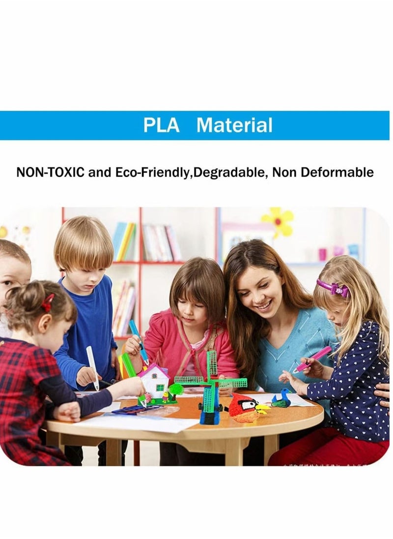 ELTRAZONE - Premium 3D Pen Filament Refills, 20 Unique PLA Colors (Metallic, Fluorescent, Solid) - 1.75mm, 5M Each, Eco-Friendly, Non-Toxic, Smooth Printing for 3D Pens and Printers - Image 1
