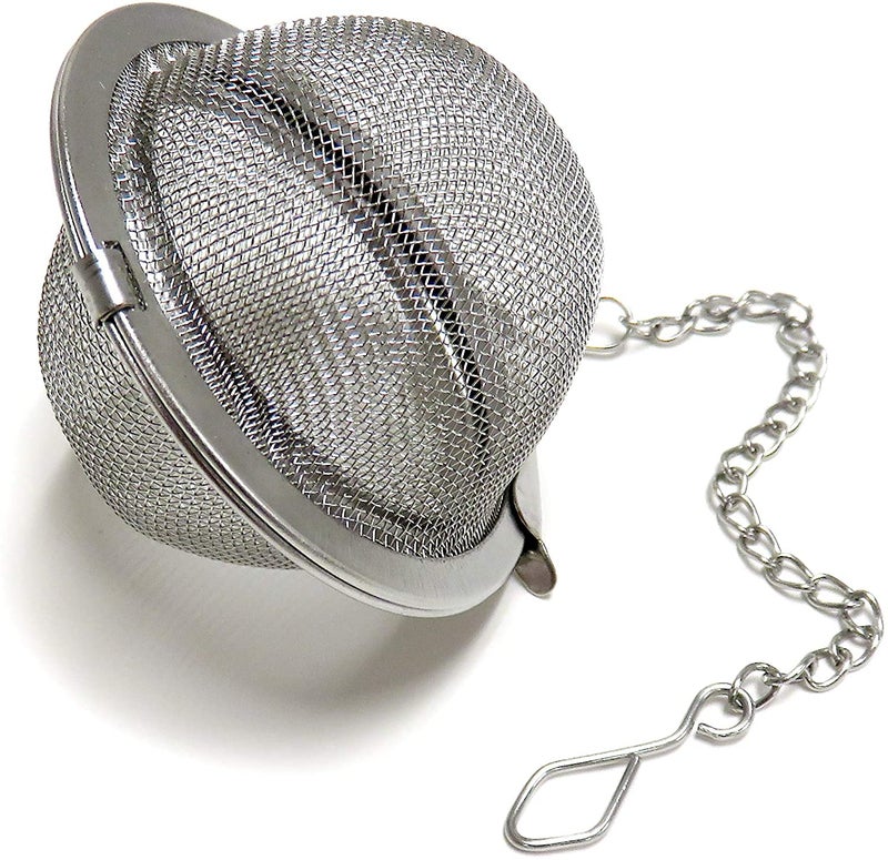 KPNG Tea Strainer, Spice Filter Durable and Easy to Clean Wire Mesh Design Multifunctional for Seasoning Balls Making Tea Filtering Residues (Small, Pack of-2) - Image 1