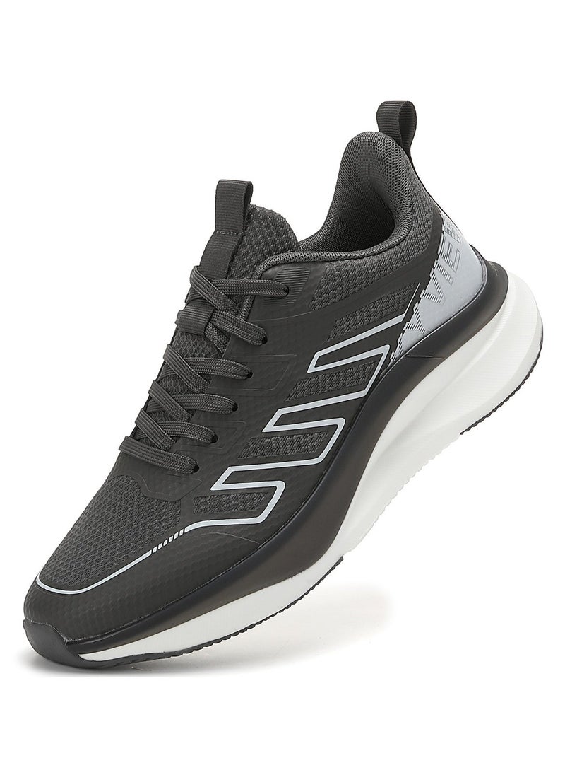 Sky View Men's Walking Shoes Running Comfortable Slip On Shoes Tennis Breathable Non Slip Athletic Gym Workout Sports Shoes Cross Training Sneakers With Non-Slip Backing - Image 3