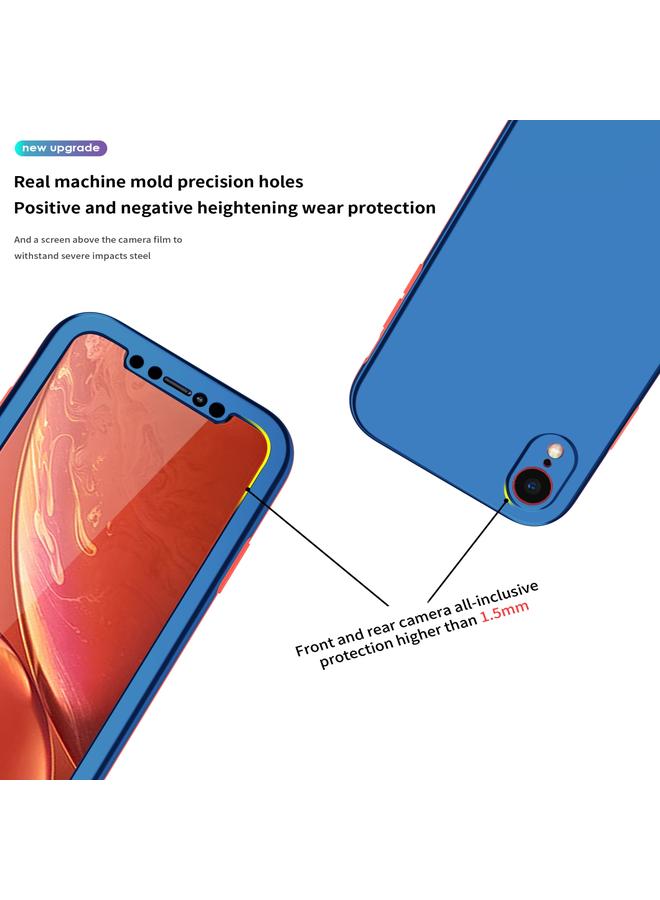 S-TOP Case For iPhone XR Two Color Full Protective 3-in-1 Phone Case - Image 5