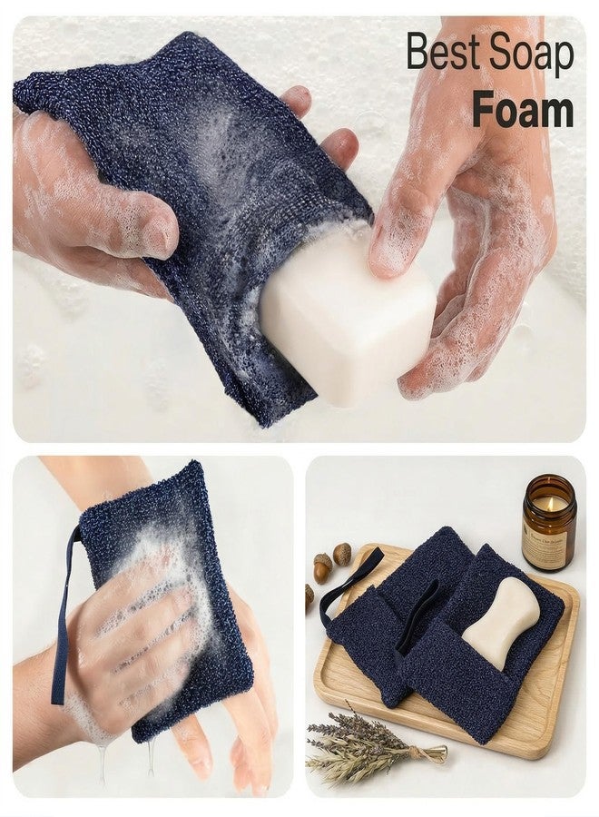 Yiclick Soap Bag 2 Pack, Bar Soap Pouch, Soap Saver Bag, Exfoliating Mesh Soap Bag for Shower, Soap Bags for Soap Bars, Soap Bar Loofah Pouch, Soap Travel Case Dishes Box Container for Men Women - Image 3