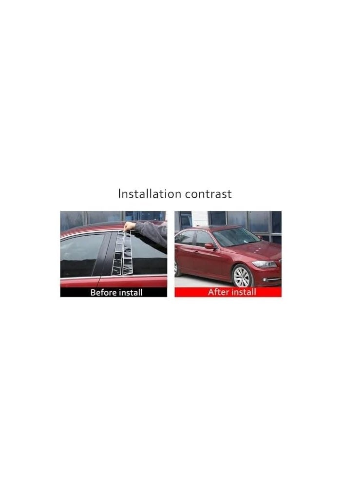 DEMULAX 6 Pcs Car Door Window Trim Cover for Fiat - Image 5