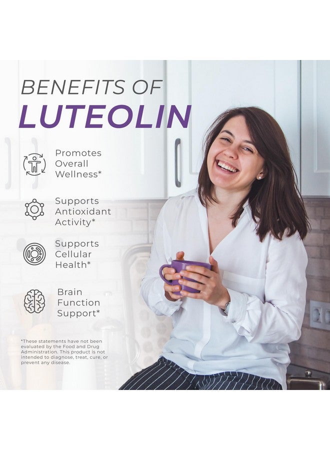 Neurogan Luteolin Tablets - 200 MG, 120 Ct - Natural Bioflavonoids Supplement for Cellular & Brain Health, Immune Support - Plant-Based Flavonoids, Polyphenols Supplements for Men & Women - Image 5