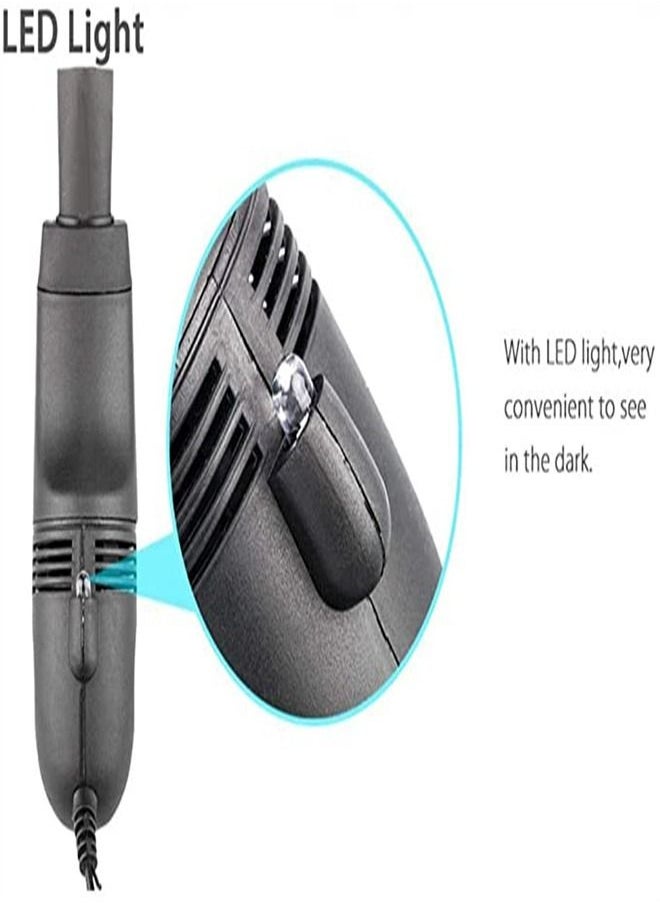 ORiTi - Mini Vacuum Cleaner USB Connection Keyboard Sweeper for PC Laptop Desktop Notebook Home Office (Black) - Image 1