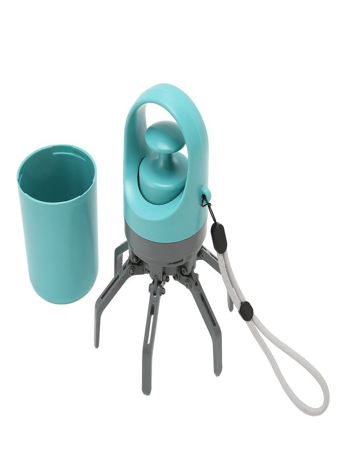 KIMISS Dog Poop Scooper, Pooper Scooper for Dogs, Claw Design for Zero-Contact Pickup, Lightweight & Portable with Built-in Bag Dispenser & Retractable Strap for Outdoor Walking - Image 1