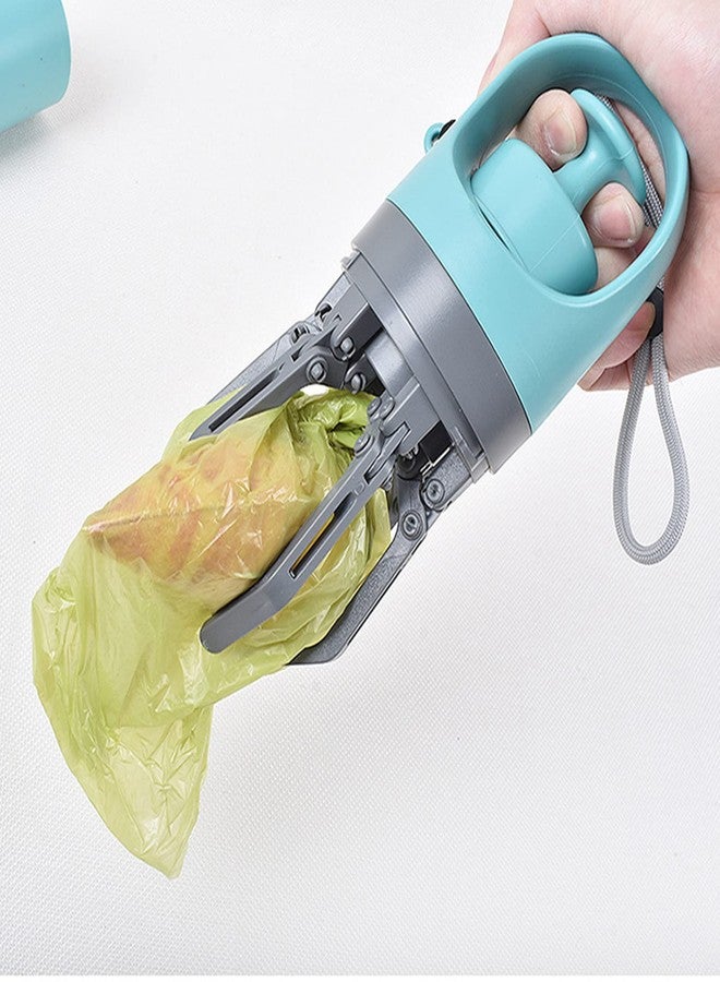 KIMISS Dog Poop Scooper, Pooper Scooper for Dogs, Claw Design for Zero-Contact Pickup, Lightweight & Portable with Built-in Bag Dispenser & Retractable Strap for Outdoor Walking - Image 5