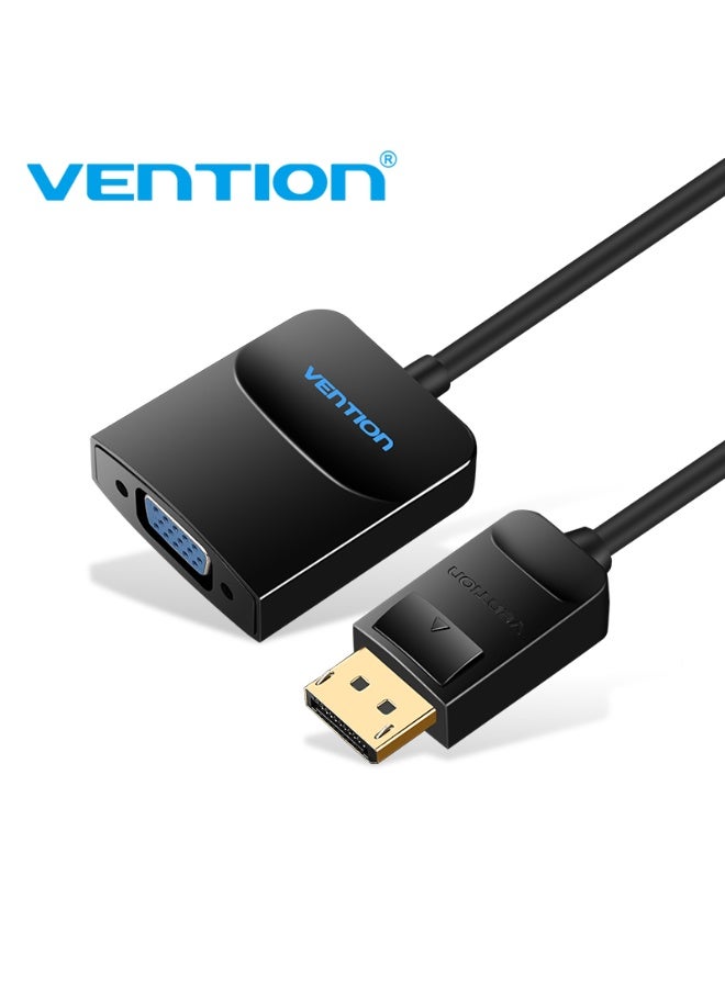 VENTION DP to VGA Converter 0.15M Black Model # HBFBB - Image 1
