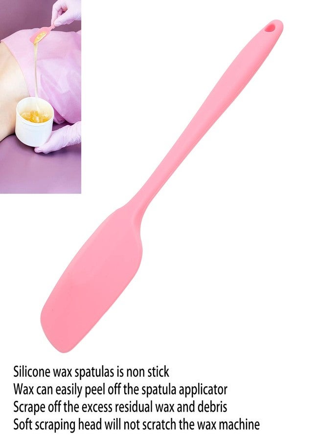 Yinhing Silicone Spatula For Waxing, Large Silicone Wax Spatula,Reusable Waxing Applicator for Stir Wax,Non Stick Wax shovel for Apply Wax - Image 2