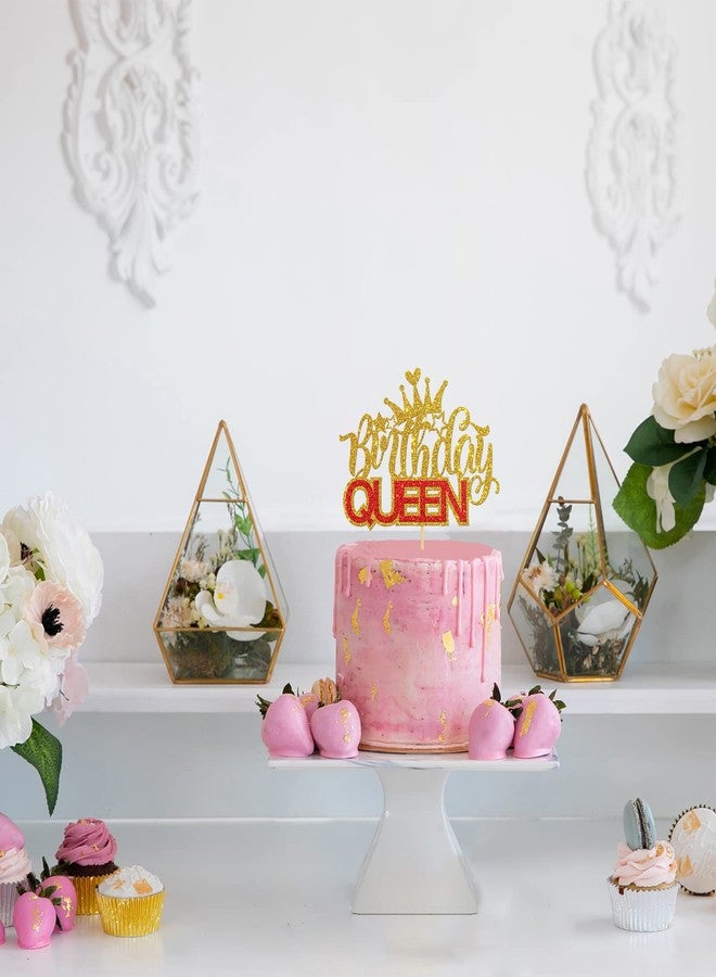 Helewilk Birthday Queen Cake Topper, Queen Bee, Hot Girl Womens Happy Birthday Party Decorations Supplies - Image 4