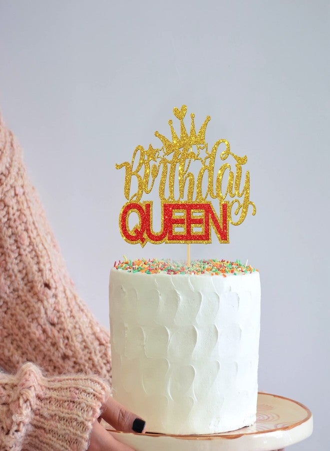 Helewilk Birthday Queen Cake Topper, Queen Bee, Hot Girl Womens Happy Birthday Party Decorations Supplies - Image 5