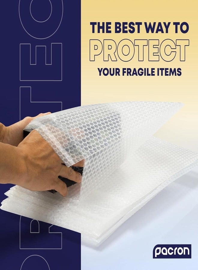 Pacron 125 Pcs Clear Bubble Pouches 10x15.5'' Self-Seal Bubble Out Bags, Double-Wall Polyethylene Cushioning for Shipping, Packing, Moving & Storage Bubble Wrap Bags for Fragile Items, Glassware - Image 3