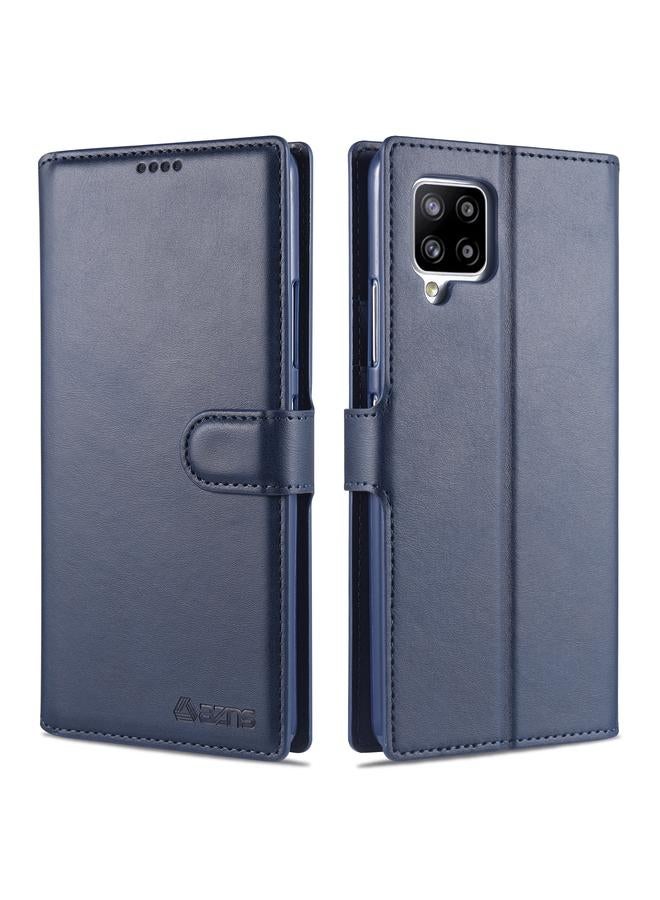 The Bros Case For Samsung Galaxy A42 5G Calf Texture Horizontal Flip Leather Case with Holder & Card Slots & Wallet & Photo Frame