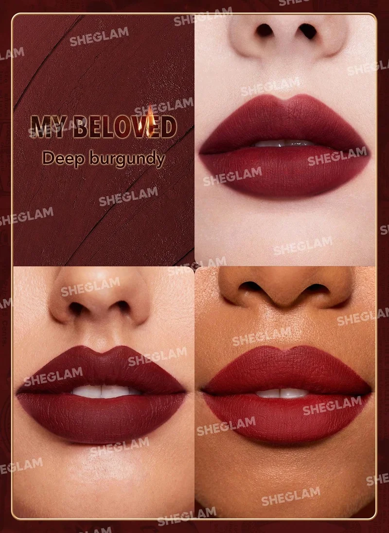 SHEGLAM Sheglam Ember Rose Very Dynamatte Boom Ll Matte Lipstick-My Beloved