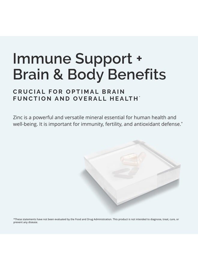 BRAINMD Dr. Amen NeuroZinc 90 Capsules Mineral Supplement (90 VCAPS) - Image 3
