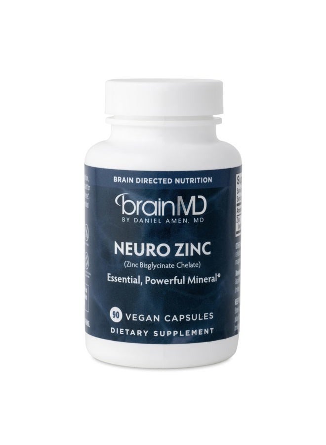 BRAINMD Dr. Amen NeuroZinc 90 Capsules Mineral Supplement (90 VCAPS) - Image 1
