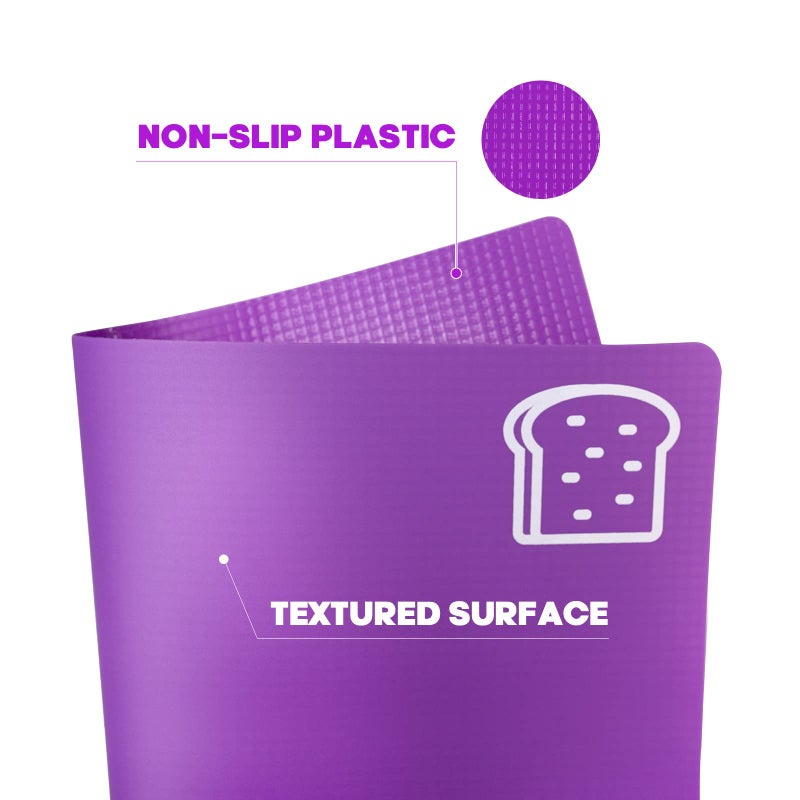 Goodluck 5 Pieces Flexible Cutting Boards, BPA Free Plastic Cutting Boards for Kitchen, Non Slip Cutting Mat for Meat and Vegetables, Thanksgiving - Image 4