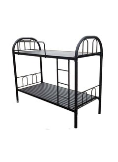 Bunk Bed Metal Strong Frame Safety Rails, Built-In Ladder