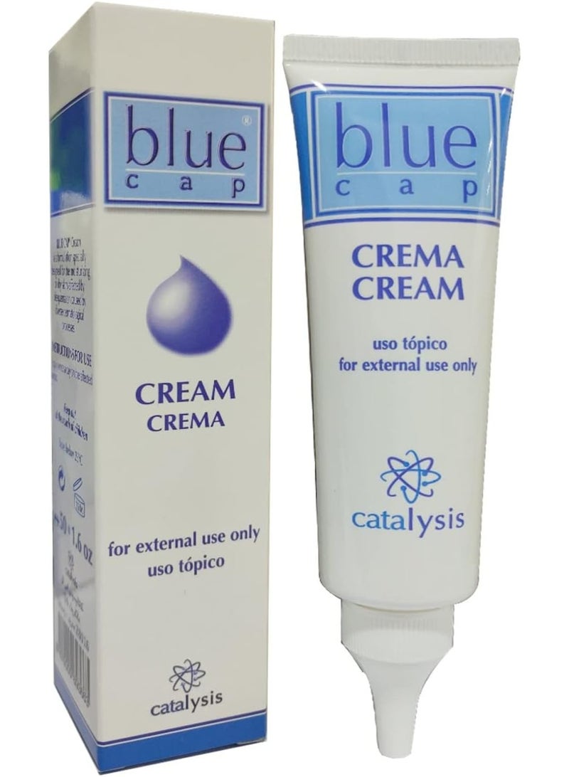 Blue Cap Psoriasis Cream 50g - Moisturizing for Dry, Scaly Skin - Nourish Your Skin - Shiny Skin - Image 1