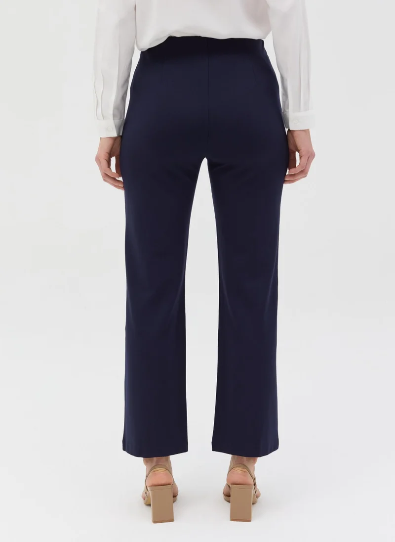 Ovs Cigarette Trousers In Milano Stitch