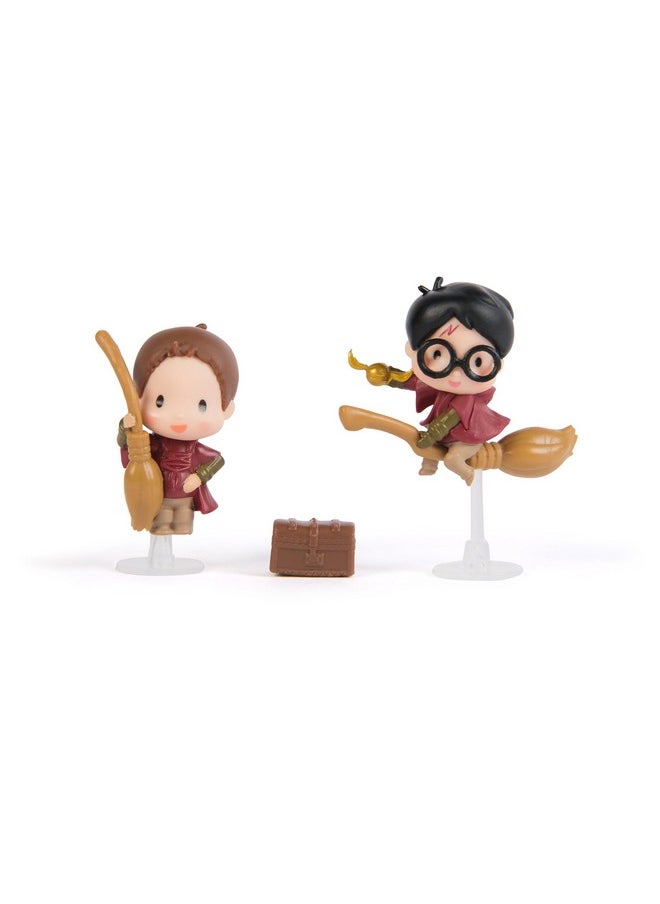 SPIN MASTER Harry Potter Micro Magical Moments, Quidditch Surprise Set with 2 Figures (Approx. 3.8 cm Tall) and Accessories, Toy for Children from 6 Years, Fan Item (Assorted)  - Image 2