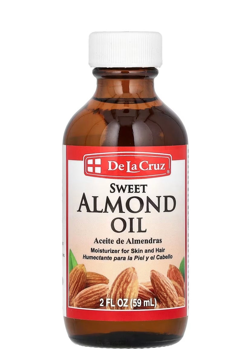 دي لا كروز زيت اللوز الحلو ، 2 أونصة سائلة (59 مل)