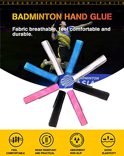 GLL Toweling Racket Overgrip, Super Absorbent Cotton Towel, Skid Resist Absorb Sweat Grip Tape, Handles Protection for Tennis Badminton Racquetball Squash Baseball - Image 4