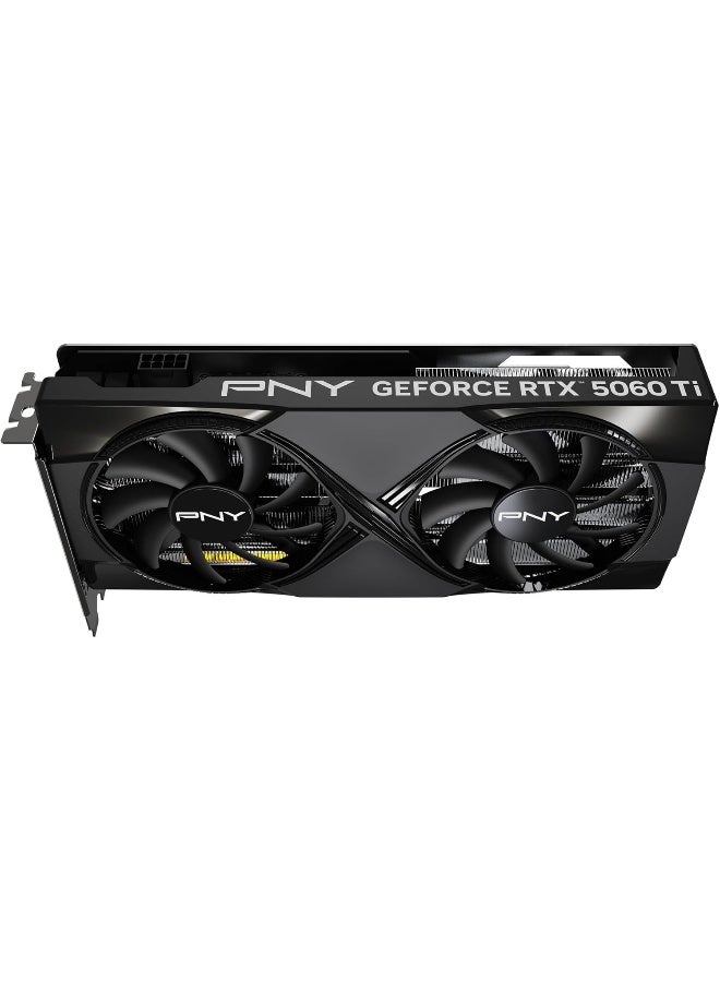 بي إن واي بطاقة الرسوميات GeForce RTX 5060 Ti بسعة 16 جيجابايت مع تردد عالٍ وتصميم مروحتين مع DLSS 4 - Image 3